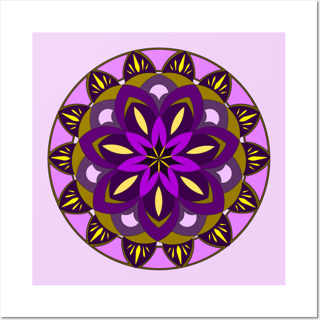 Flowering Mandala 5 Wall Art by The Knotty Works